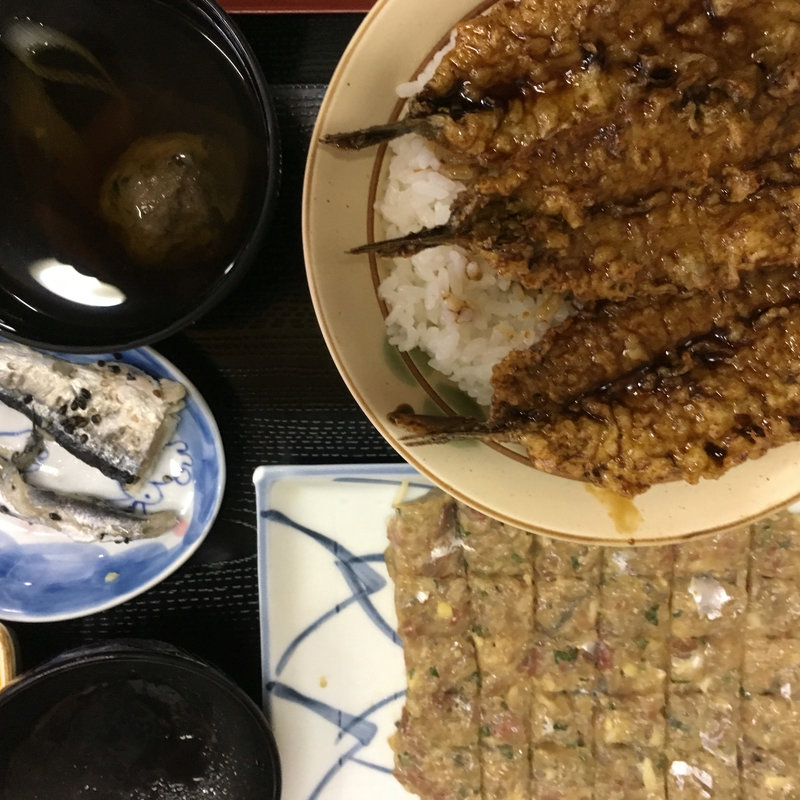 アジのたたき定食(御食事処 金沢魚店)