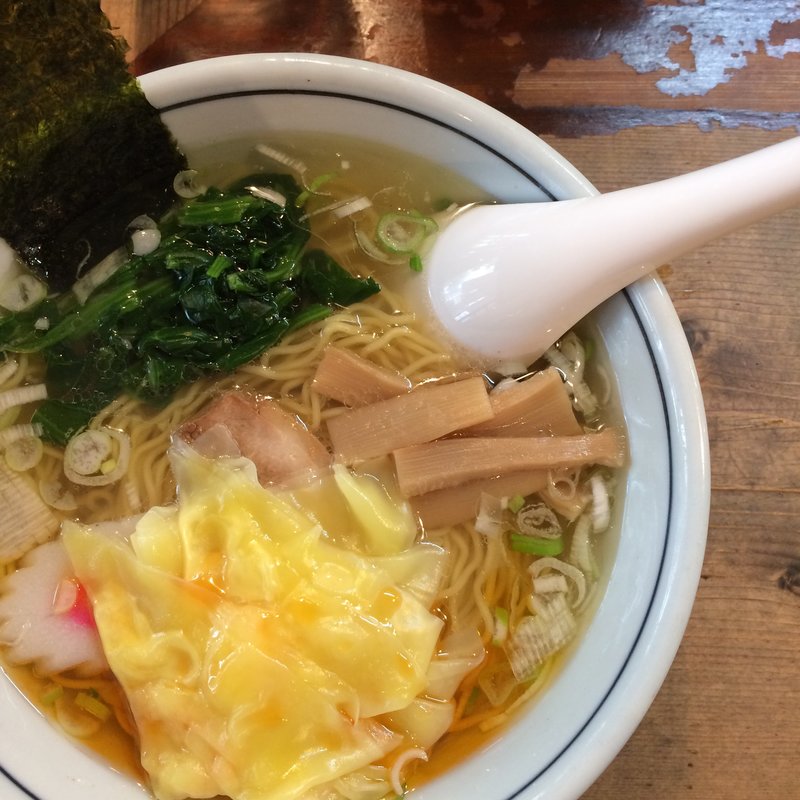 海老わんたんそば(函館ラーメン 船見坂)
