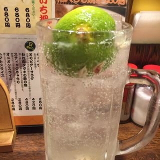 限定 大分かぼすサワー(とりビアー 三軒茶屋本店)