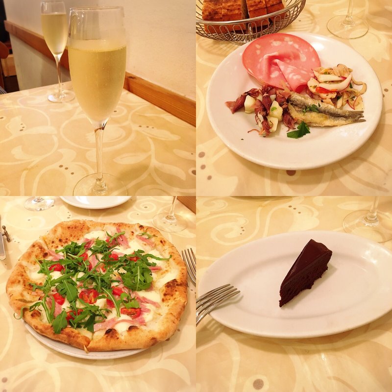 週末のランチメニュー(トラットリア エ ピッツェリア ラルテ)