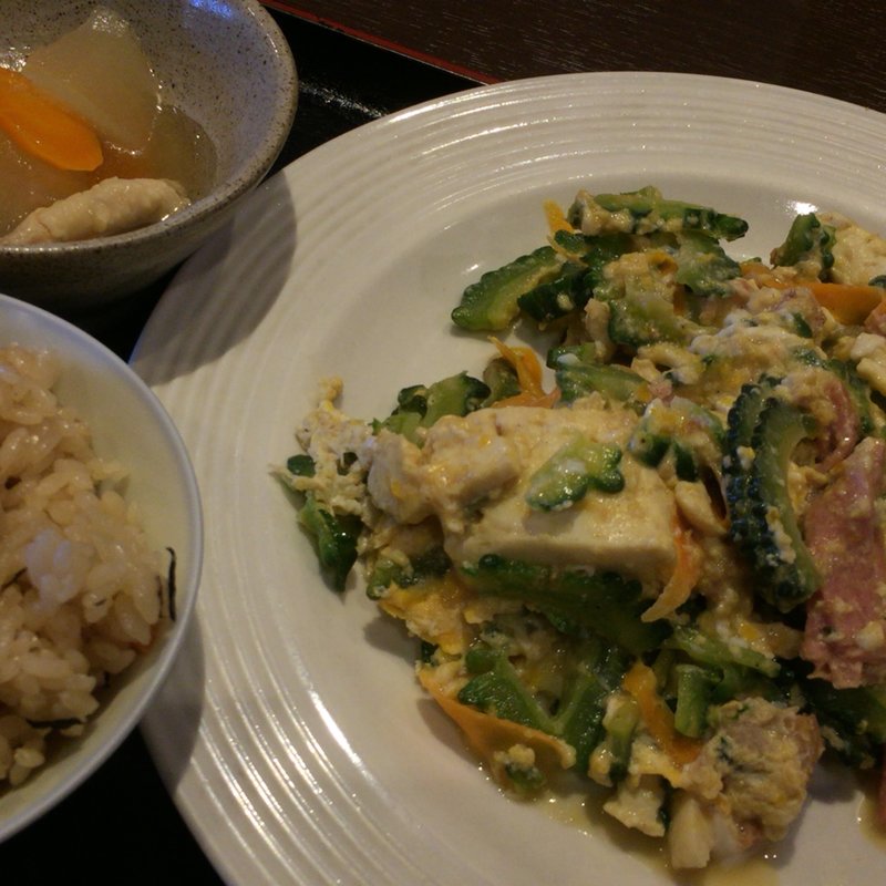 ゴーヤちゃんぷるーランチ(ゆいまーる サンスパ店 )