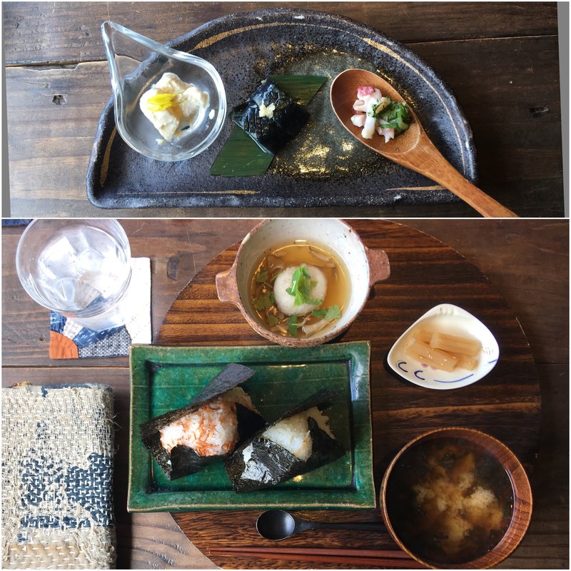 おにぎり定食(米や松倉 )