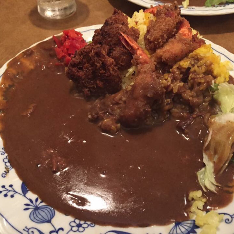 コンビネーションカレー(桃丘)