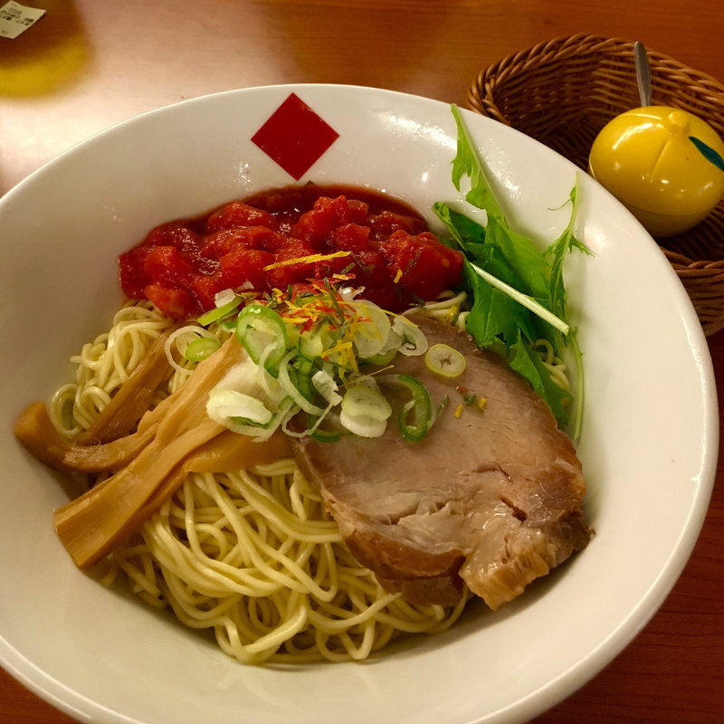 トマト鶏油まぜそば(ちよがみ )