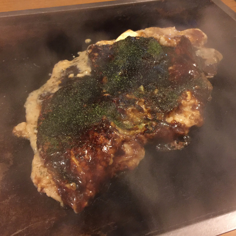 ホルモン豆腐ぐじゃ焼(神原)