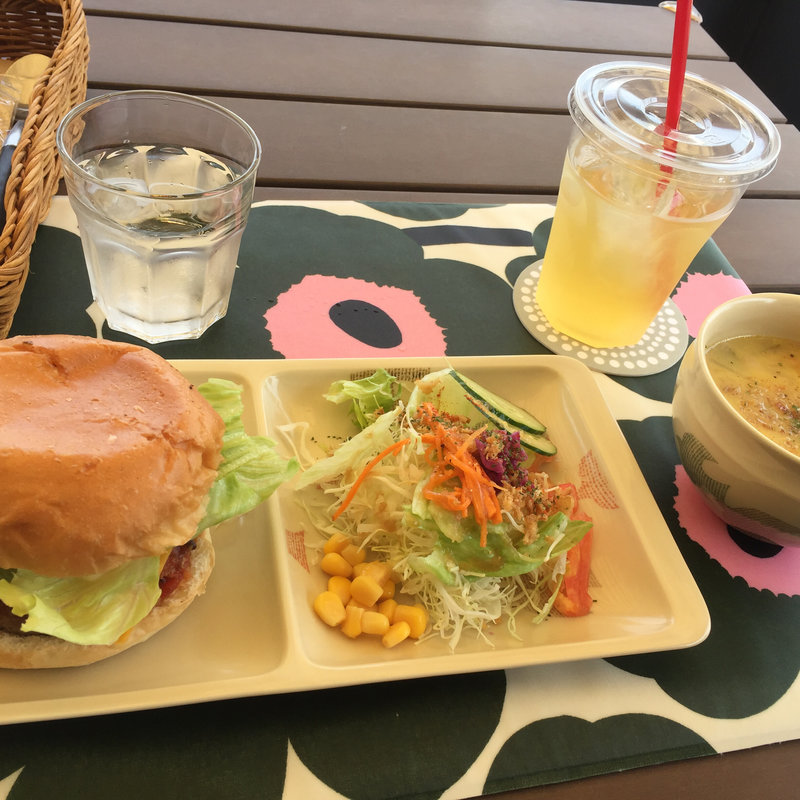 Dバーガーセット(Dcafe)