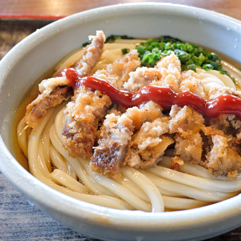 冷とんかつうどん(寿美屋 )