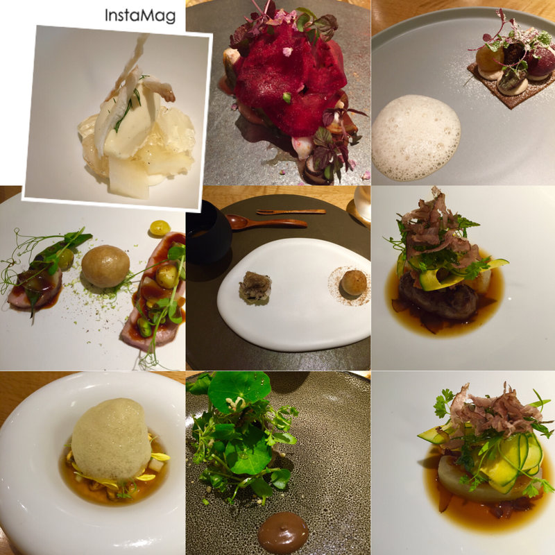 夜のコース8皿(アニエルドール)