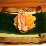 蟹ウニ蟹味噌和え(喜代寿司 )