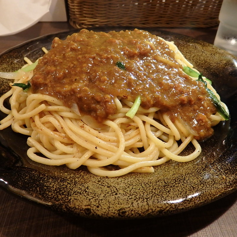 ミートカレー並(焼きスパゲッティ専門店 ロメスパ バルボア 御徒町アメ横店)