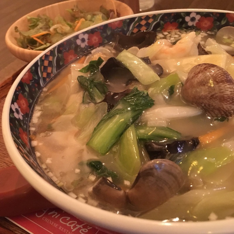 海鮮あんかけ麺(Xiangni Cafe 奥原宿)