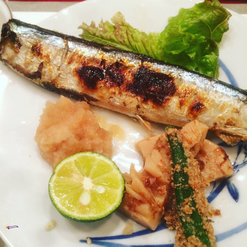 秋刀魚の塩焼き(かぶら)