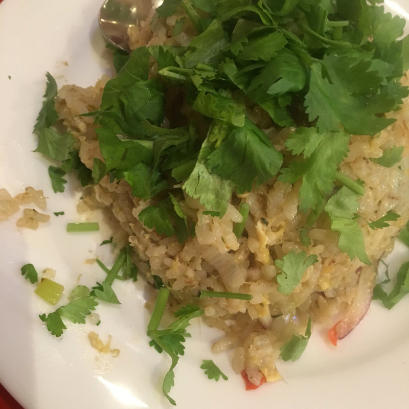 香菜チャーハン(チャオチャオバンブー 神宮前店)