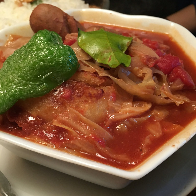 トムヤム・ソーセージ・セット(馬来西亜マレー)