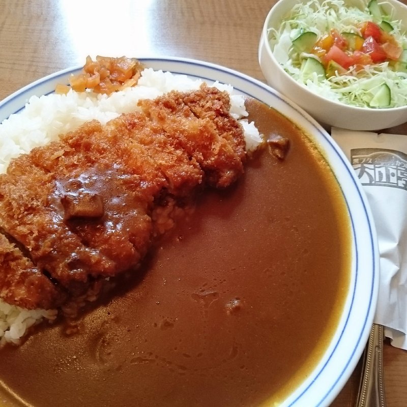 カツカレー(黒ブタかつれつ 大正亭)