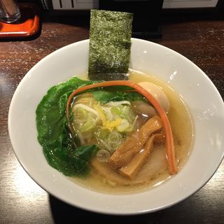 味玉アジ煮干し塩中華そば(志奈そば 田なか セカンド （Shinasoba Tanaka second）)