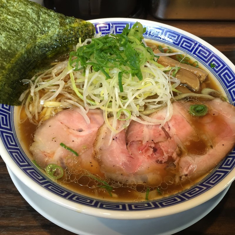 鴨煮干そば(丸め )