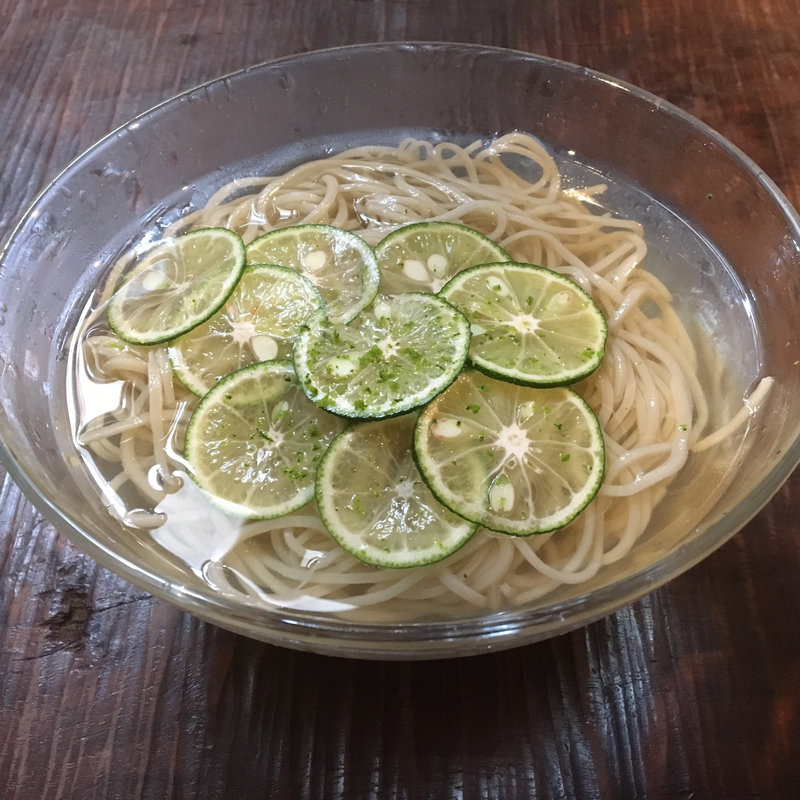すだちそば(そば　蕎文 （きょうぶん）)