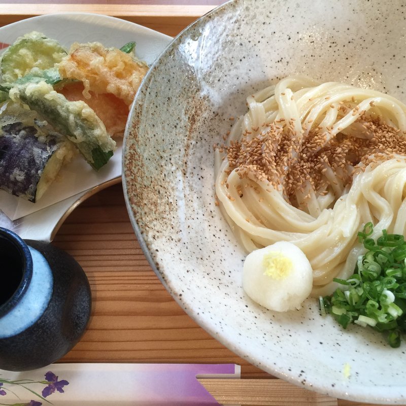 野菜天ぷらとうどんセット(たつや )