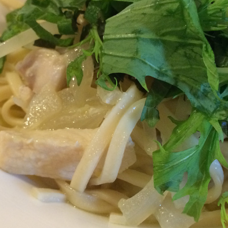 水菜と大葉のレモンバターソースパスタ(カフェレストラン ヴィーニュ )