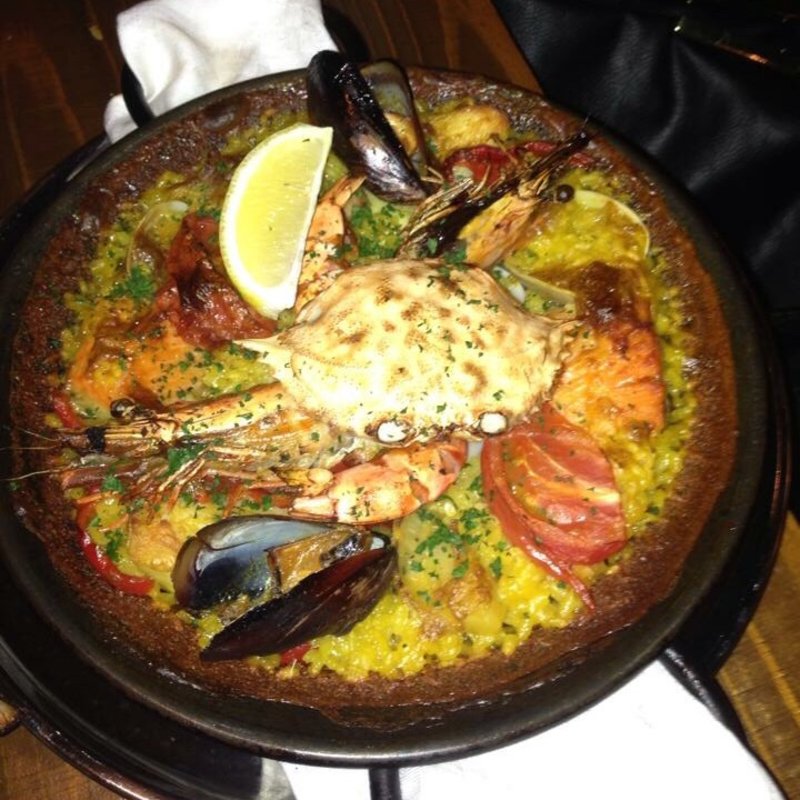 パエリア2人前(下町バル ながおか屋)