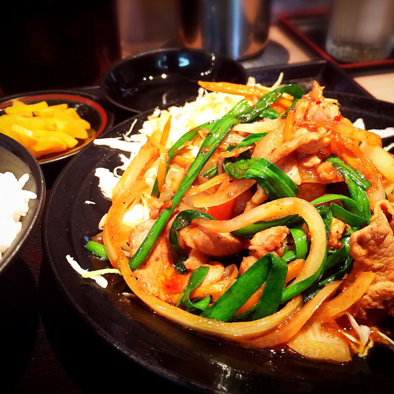 肉の辛みそ定食(舞香)