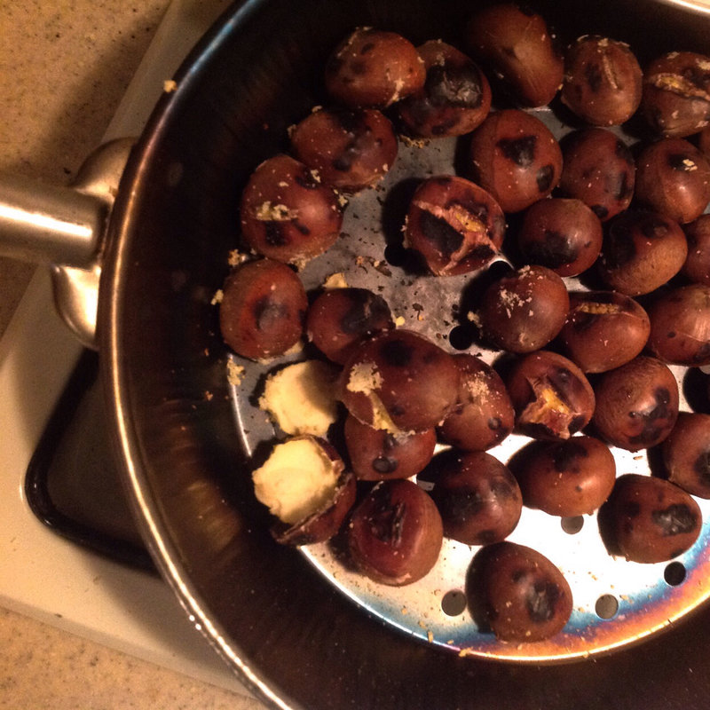 焼き栗(自宅)