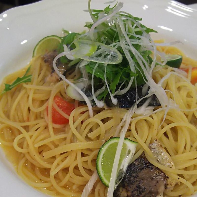 ランチA　サンマと長ネギのすだちオイルパスタ(リベラータ （Liberata）)