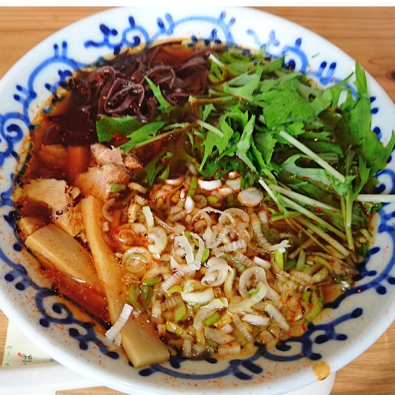 辛そば(支那そば月や 薬院店)