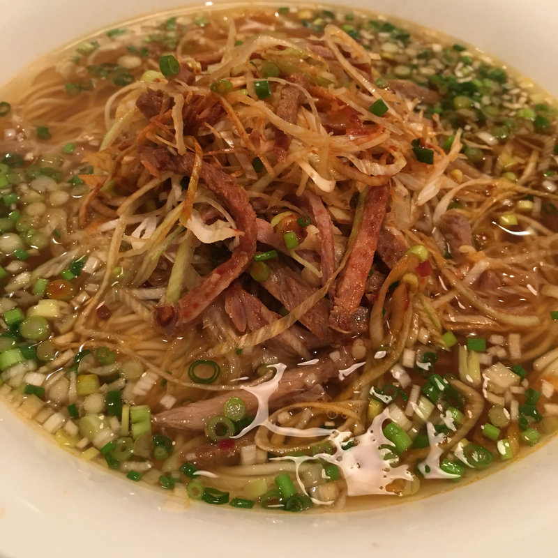 叉焼いりネギそば(四川料理 龍の子)