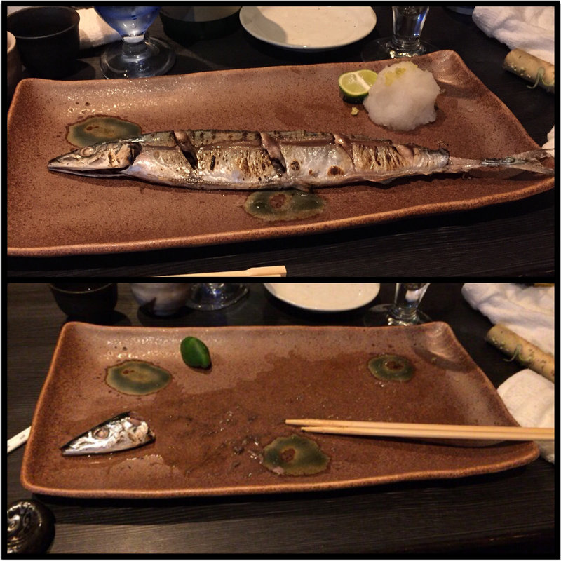 秋刀魚の塩焼き(日本酒ばー このや)