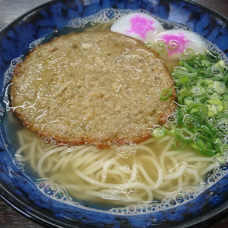 いわし天 うどん (細めん さいめん)(資さんうどん 南里店)