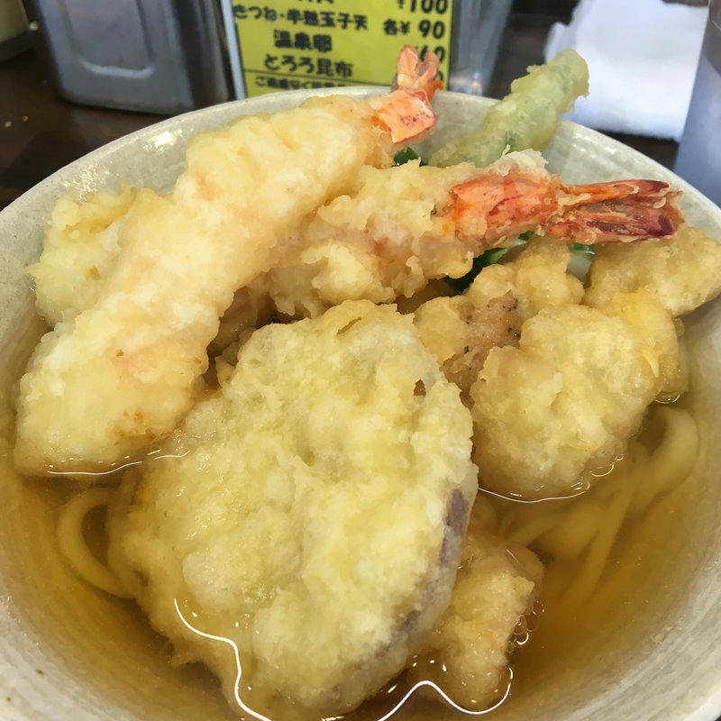 上天ぷらうどん(おにやんま 東品川店 )