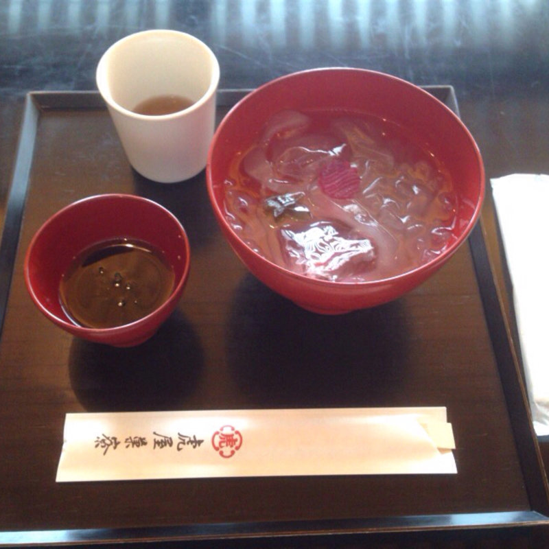 葛きり(虎屋菓寮　京都一条店)