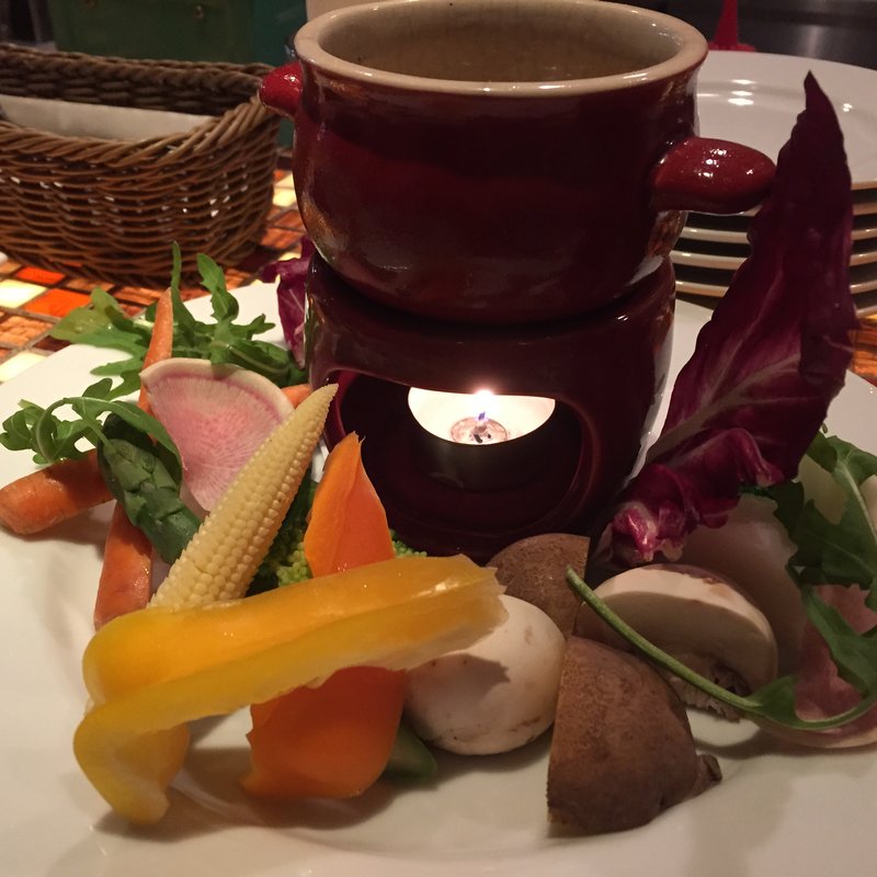 ANTIPASTO　季節野菜のバーニャカウダ(ピッツェリア・アリエッタ （ARIETTA）)