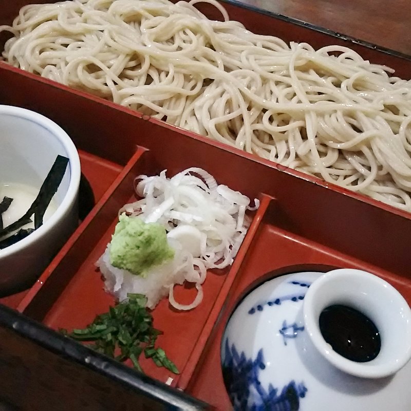 箱そば(習志野庵)