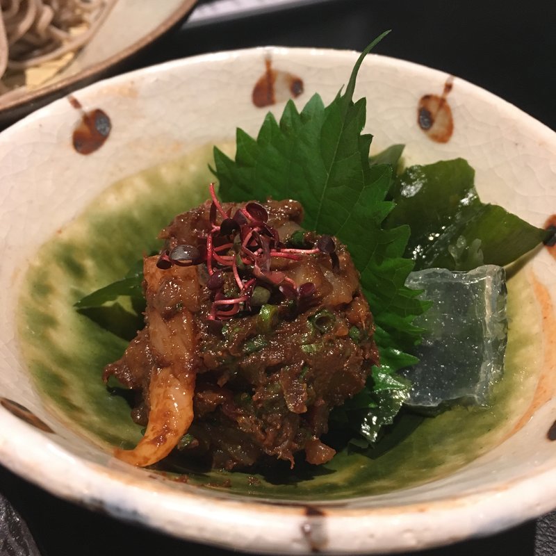 なめろう(山葵のへそ （ワサビノヘソ）)