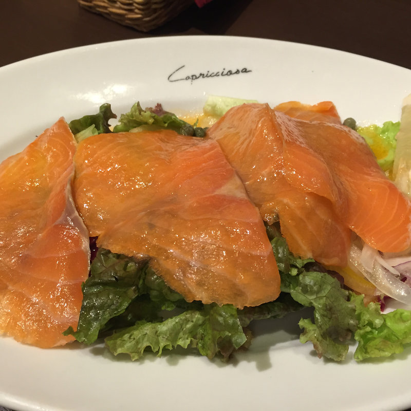 サーモンのサラダ(カプリチョーザ トマト＆ガーリック イオンモール草津店 )