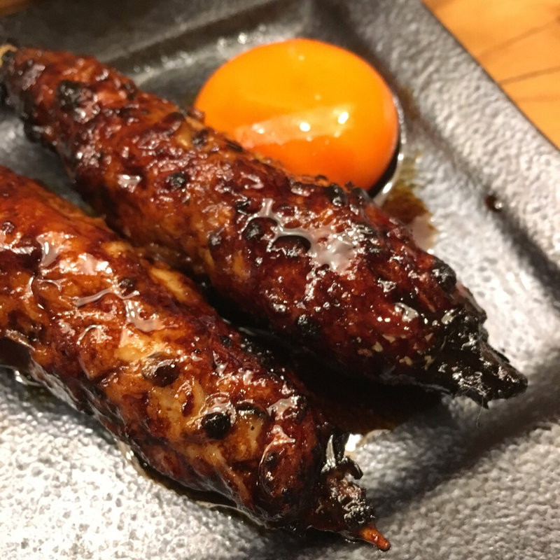 親子つくね(塚田農場 やきとりスタンド 田町店 )