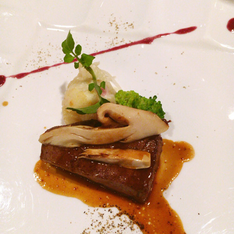 熊野牛と松茸のグリル(JOY味村 （ジョイミムラ）)