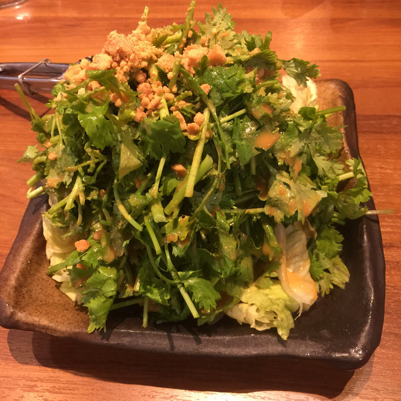 パクチーサラダ(肉汁餃子のダンダダン 武蔵中原店)