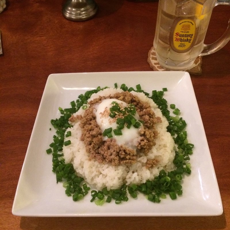 そぼろカレー半熟卵のせ(Ocean Breeze （オーシャン ブリーズ【旧店名】パラダイス食堂）)