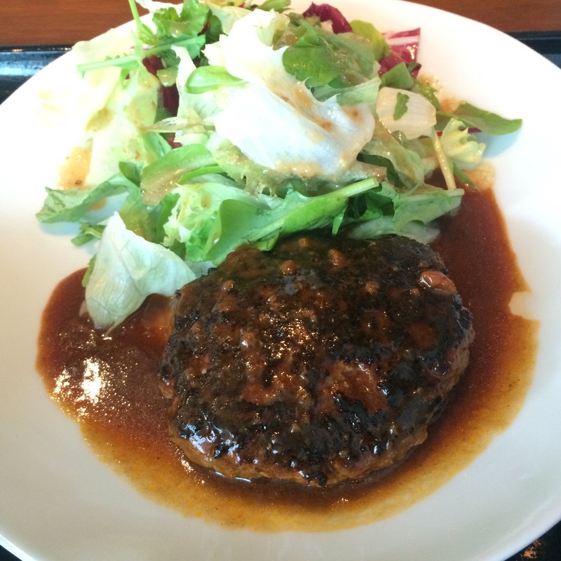 和牛100％ハンバーグ(恵比寿 言の葉 鉄板焼き（エビスコトノハ）)