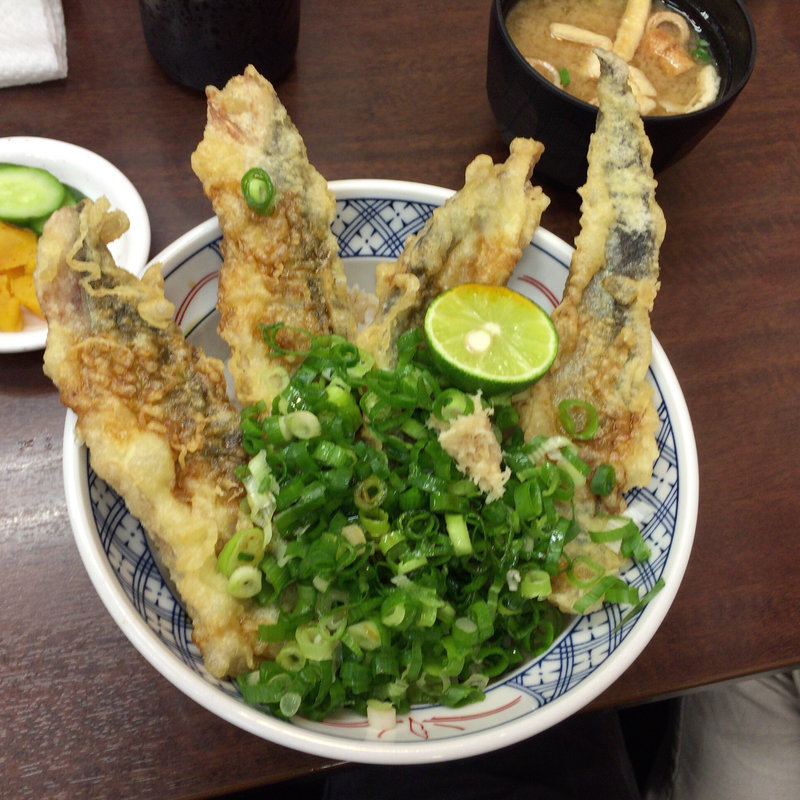 さんまネギ丼(市場食堂 駅前 和田岬店)