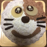 ねこちゃんバースデーケーキ(誕生日ケーキの幸せ工房)
