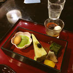 甘味重箱京づくし(茶カフェ 上辻園)