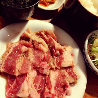 カルビ定食(牛繁 亀戸店)