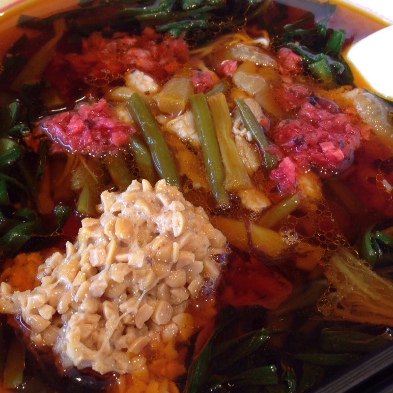 満州ニラ納豆らーめん(さかえや)