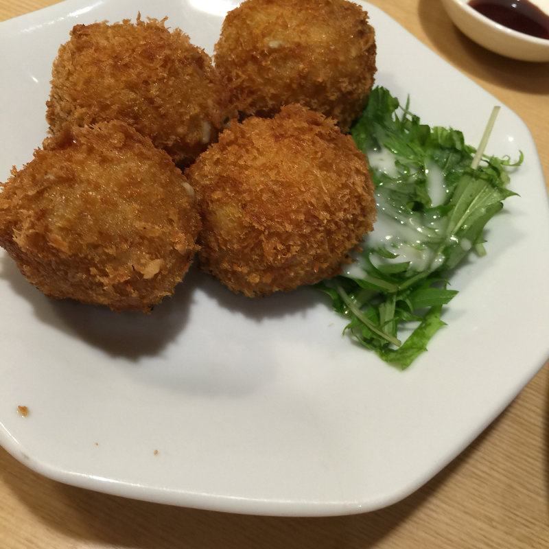かに肝クリームコロッケ(肝料理専門店 肝屋 嘉正亭 みその)