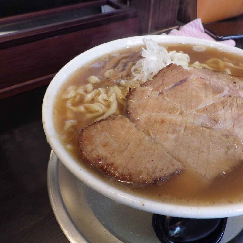 厚切りチャーシュー麺大盛り(松屋食堂)